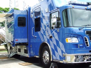 Maui Police Departmentâ€™s first command vehicle will provide communications support during emergency situations.  County of Maui Photo.