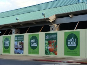 The Whole Foods Market on Maui is under construction and is slated to open at The Maui Mall in the spring of 2010. Photo by Wendy Osher.