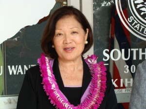 Congresswoman Mazie Hirono of Hawaii voted today in support of extending funding for the popular Cash for Clunkers program.  File photo by Wendy Osher.
