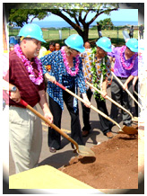 In April, the state broke ground on the initial phase of the Lahaina Bypass.  Today, the DOT opens bids for Phase 1B-1.  File Photo by Wendy Osher.