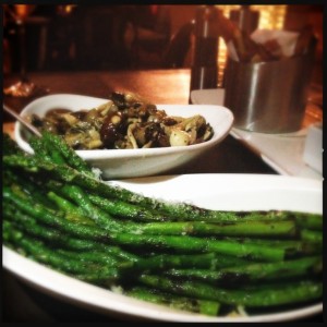 The outstanding asparagus at Duo 