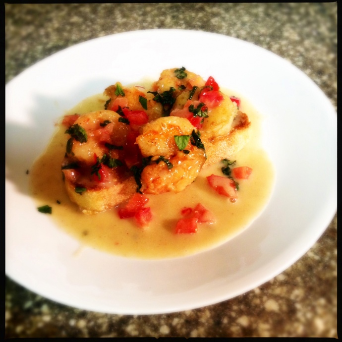 Shrimp Longhi-cooked by Vanessa Wolf
