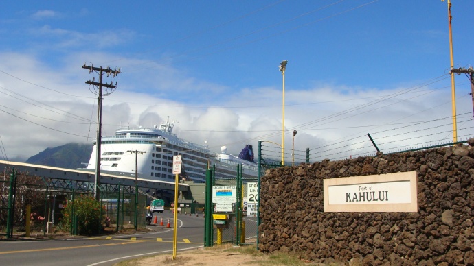 Port of Kahului, file photo by Wendy Osher.