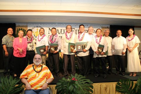 2012 Gintong Pamana leadership awardees. Courtesy photo.