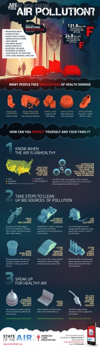 State of the Air Infographic, courtesy image.