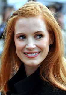 Jessica Chastain at the 2012 Cannes Film Festival. Photo courtesy Wikipedia.