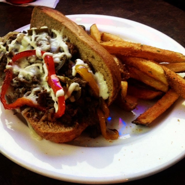 The "Philly" Cheese Steak. Photo by Vanessa Wolf