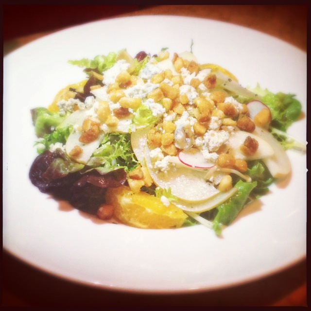 The Asian Pear Salad. Photo by Vanessa Wolf