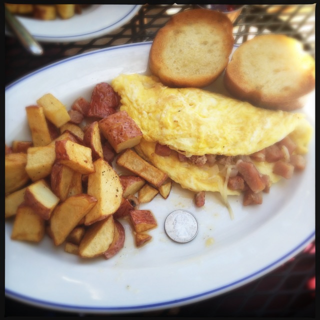 The Ham and Cheese Omelet. Photo by Vanessa Wolf