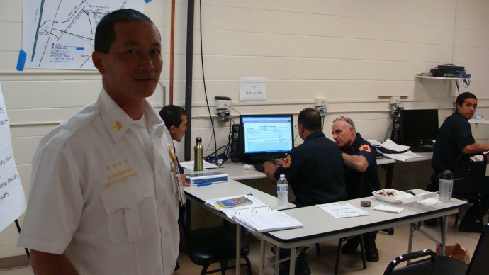 Maui Incident Management Training, June 13, 2013. R. Kawasaki. Photo by Wendy Osher.