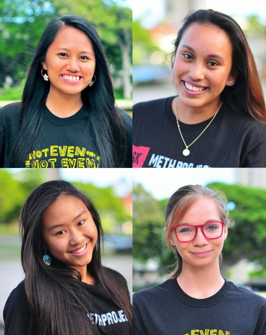 Teen council members from Maui (pictured clockwise from top left): Alicia Huliganga; Oksana Gil; Rachel Nguyen; and McKayla Wandell. Courtesy photos.