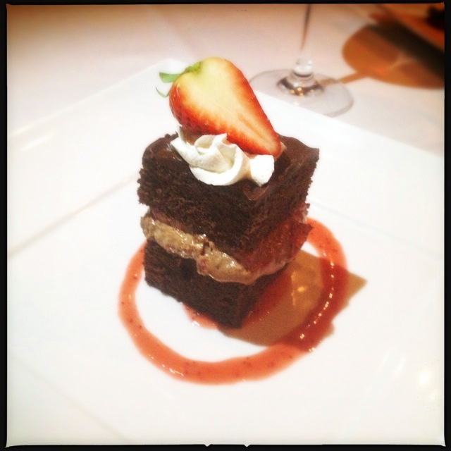 A Godiva Chocolate Mousse Cake created by Makena Beach and Golf Resort. Photo by Vanessa Wolf