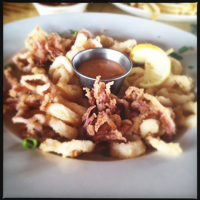The Fried Calamari arrived cold but showed potential. Photo by Vanessa Wolf