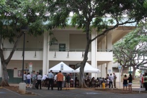 University of Hawaiʻi Maui College held a groundbreaking ceremony for the Daniel K. Inouye Allied Health Center over the weekend. Photo courtesy UHMC.
