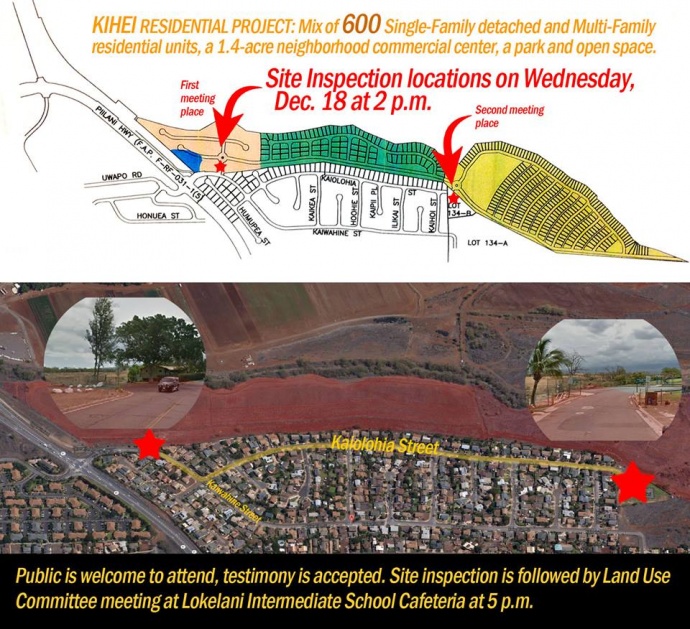 Kīhei Residential Community Project by A&B Properties. Image courtesy Maui County Council.