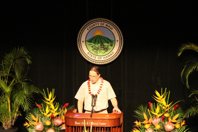 Keith Regan, Managing Director, County of Maui. Photo by Wendy Osher.