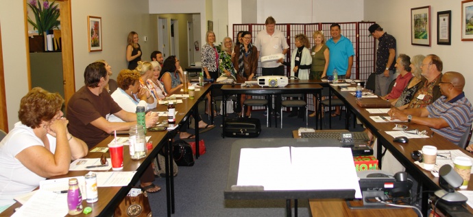"March 10, 2015, the super-duper day" of MBB starts at the Central Maui "Business in the Think Tank"  Photo courtesy MBB.
