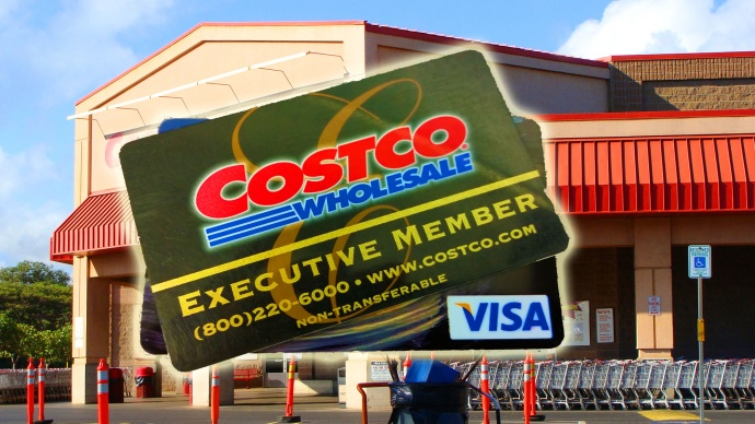 Costco Credit Card. Graphic/photos by Wendy Osher.