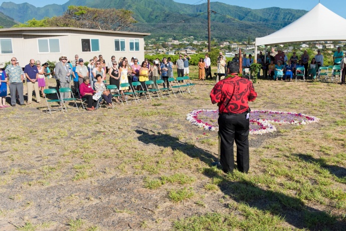 Hospice Maui groundbreaking for its Hale Ho’olu’olu facility.  Photo credit: County of Maui.