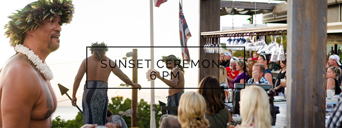 The evening will continue on the rooftop at 6 p.m. with Vene, Hawaiian Kumu, and in-house Scottish Bag Piper, Roger McKinley performing a sunset ceremony, a homage to Hawaiʻi and Mick's Scottish roots.