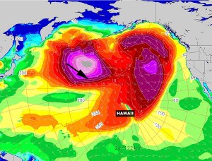 A significant swell is bearing down on Oahu's North Shore prompting event organizers to put the Quiksilver in Memory of Eddie Aikau (a WSL Specialty event) on Yellow Alert for a possible start on Thursday. Image: WSL