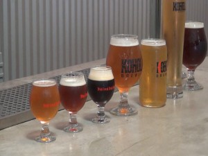 A wide range of quality beer at Koholā, a new microbrewery in Lahaina. Photo by Kiaora Bohlool.