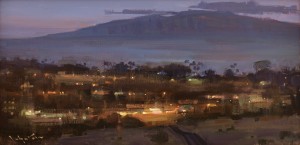 6 - 2016 MPAPI Irvine Museum Honorable Mention,plus the Artists' Choice, Collectors' Choice, One Main Plaza Awards 'Lahaina Glow'