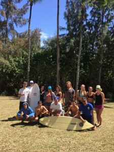 Maui High School surf team. Courtesy photo: Kelly Talavs.
