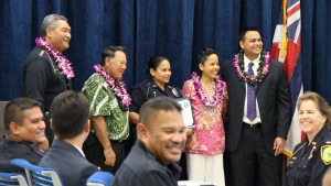 Officer Janae Balag. Maui Police Department, 6th Crisis Intervention Team graduation. Photo by Wendy Osher. (3/11/16)