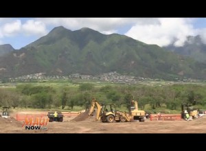 Central Maui Regional Sports Complex - Phase 1 Construction. Image Credit: DLNR.