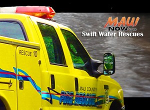 Swift water rescues. Graphic: Wendy Osher / Maui Now.