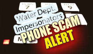Water Department Impersonators phone scam. Graphic by Wendy Osher / Maui Now.