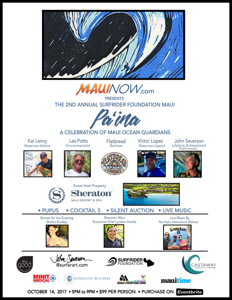 Maui Now Surfrider Foundation To Hold 2nd Annual Paina