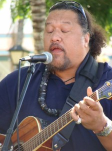 Willie K. performs at the first Pa'ani with Poki event at the Bailey House Museum in Lahaina.