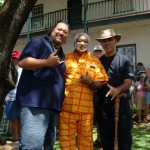 Willie K., Braddah Poki, and Kumu Keli'i Tau'a joined in presenting the first in a series of 10 Hawaiian Music events on the lawn of the Bailey House Museum.