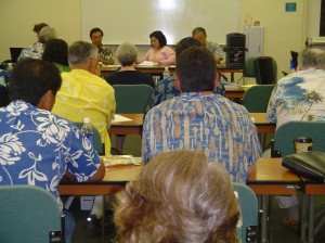 Members of the Water Resource Commission held several meetings on Maui last year in which it was decided to designate Na Wai 'Eha as a Surface Water Management Area.  Photo by Wendy OSHER Â© 2009