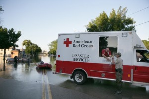 The Red Cross Disaster Response truck seen here is similar to the one stolen from the Maui Red Cross last week.  Photo by: Talia Frenkel/American Red Cross.