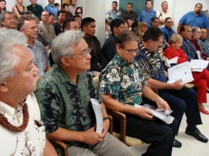 Planning Committee Chair Sol P. Kahoâ€™ohalahala (far left) will join other council members in General Plan deliberations.