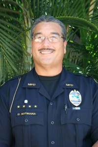 Assistant Chief Danny Matsuura.  Photo Courtesy Maui Police Department.