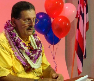 Councilman Mike Victorino, Chair of the County's Water Resources Committee proposes the use of Maui's Hamakuapoko Wells during times of drought. File photo by Wendy Osher.