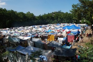 Haiti Earthquake, catholic camp for 3000 Haitians in need of medical attention.  Photo Courtesy: IFRC / Eric Quintero.