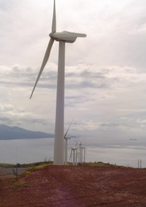 Maalaea wind turbines at Kaheawa Wind Farm. File photo by Wendy Osher.