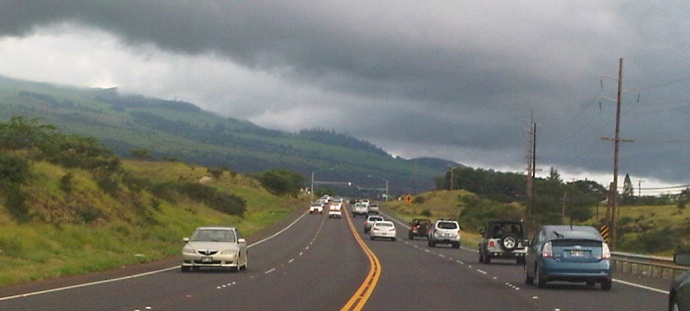 Piilani Highway file photo by Wendy Osher.