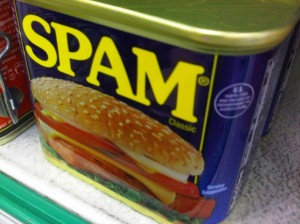 SPAM can file photo by Wendy Osher.