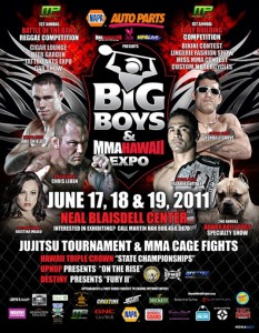 Big Boys and MMA Hawaii Expo Poster