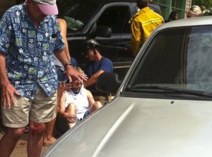 moana crash woman injured truck wings hawaii paia plaza