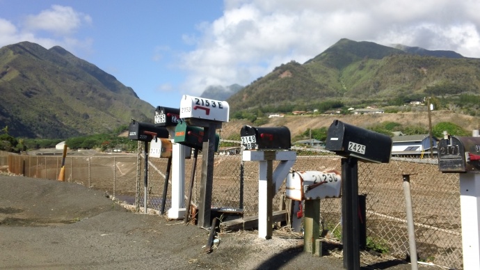 Maui mailboxes. File photo by Wendy Osher