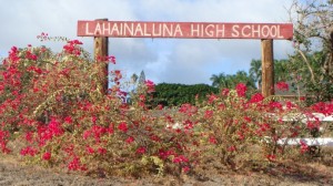 Lahainaluna, file photo by Wendy Osher.