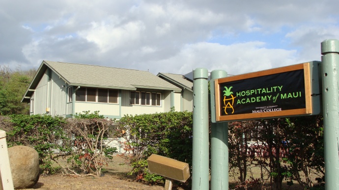 UHMC Hospitality Academy of Maui blessing 2/8/12. Photo by Wendy Osher.