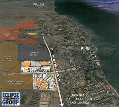 outlet mall from air showing location kihei